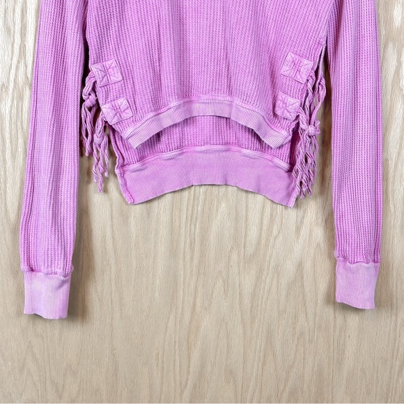 Free People Cropped Interlaken Thermal Top - Picture 6 of 9